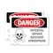 Signmission Potential Oxygen Deficient Atmosphere, 10 in W x Rectangle, Plastic OS-2PACK-DS-P-710-L-1808 - alternate 1